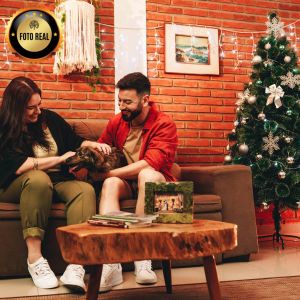 Árvore De Natal Pom Pom Verde Com Pontas Nevada 1,20m 170 Galhos Pequena Pinheiro Toque De Neve Cheia Luxo Luvinco