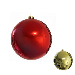 Bola De Natal Grande 15cm Gigante Lisa Enfeite Natalino  Decoração Árvore de Natal
