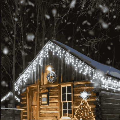 Cascata 400 Leds Pisca 8 Funções 10 Metros Luzes de Iluminação Perfeita Para Sua Fachada