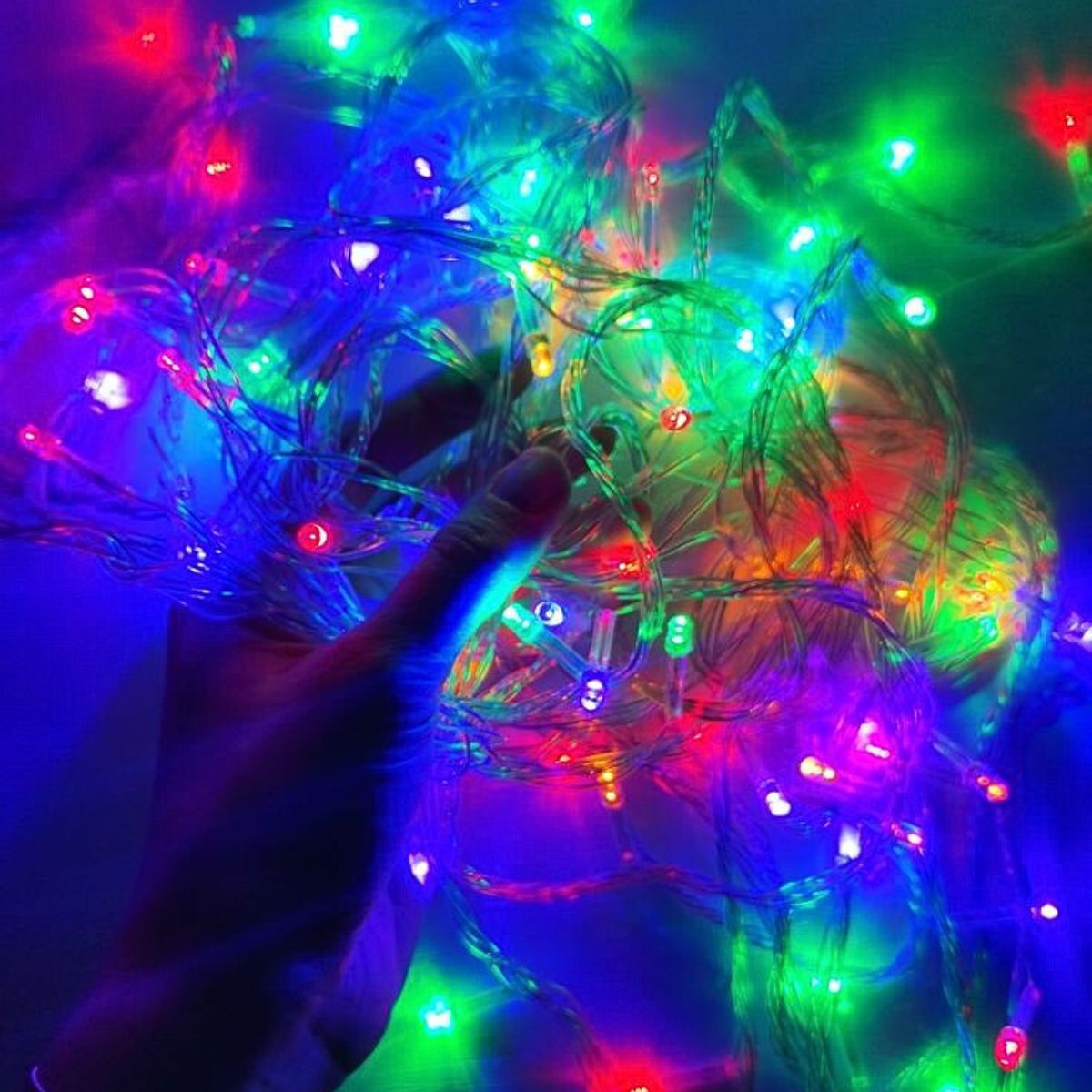 Cordão Pisca de Natal 100 Leds 10 metros Fio Transparente 8 Funções Decoração Para Árvores, Casa e Festas  LuvinCo