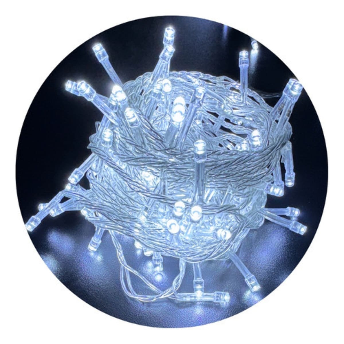 Cordão Pisca de Natal 300 Leds 30 metros Fio Transparente 8 Funções Decoração Para Árvores, Casa e Festas  LuvinCo