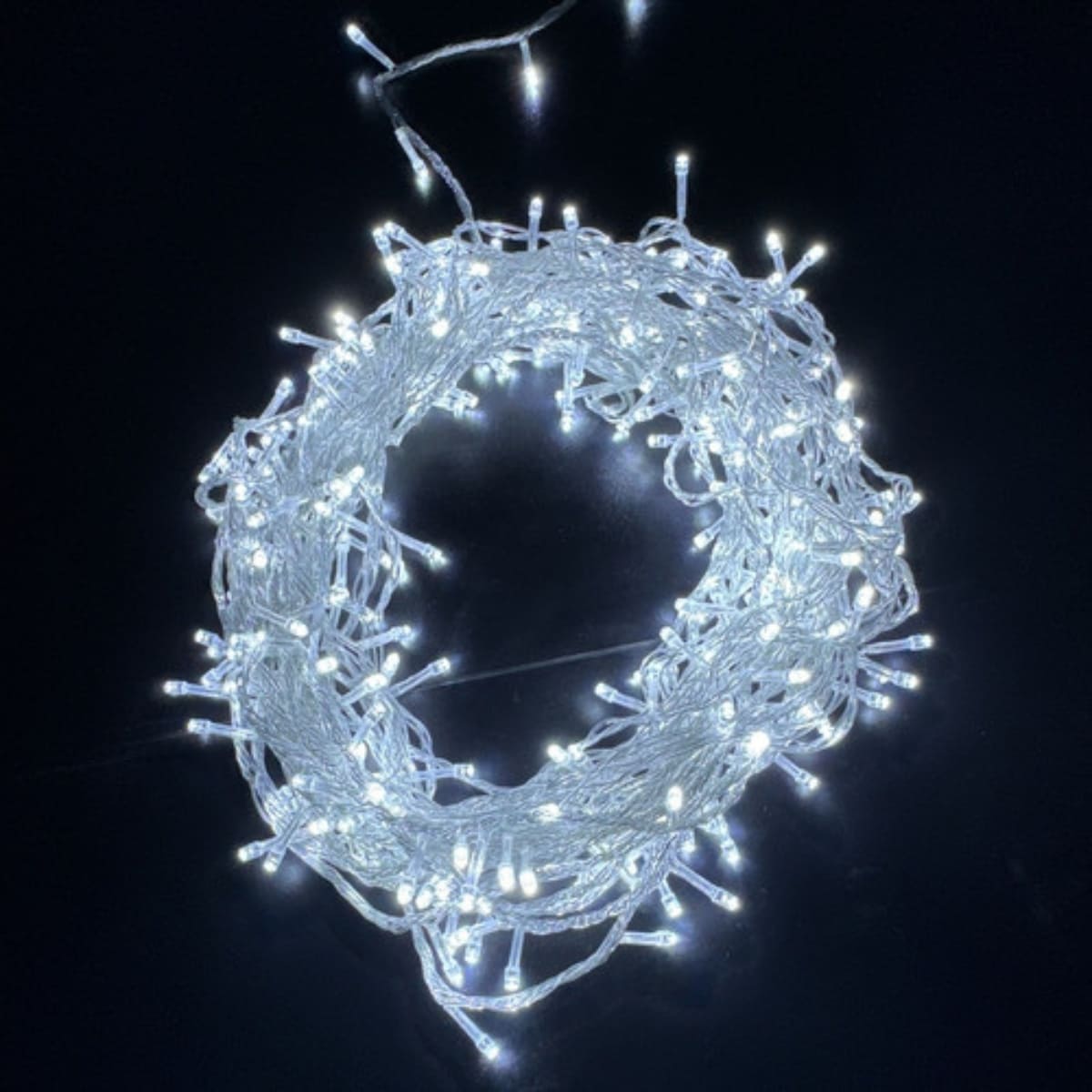 Cordão Pisca de Natal 300 Leds 30 metros Fio Transparente 8 Funções Decoração Para Árvores, Casa e Festas  LuvinCo