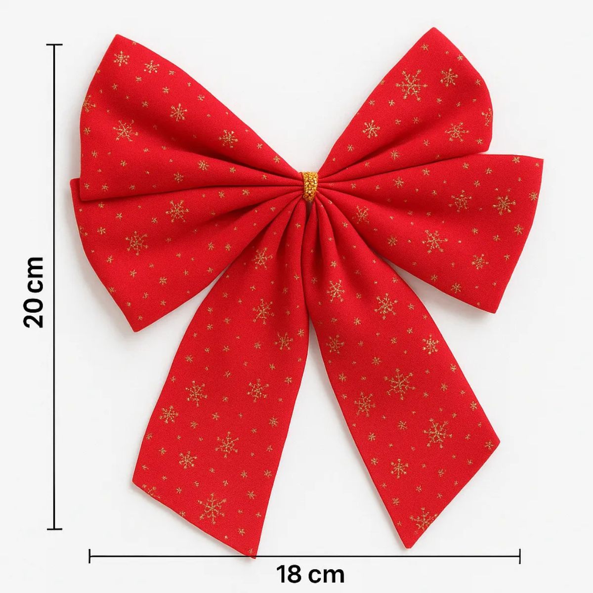 Kit 3 Laços Árvore De Natal Glitter Grandes Enfeite Decoração Luxo Prata/Vermelho/Dourado LuvinCo