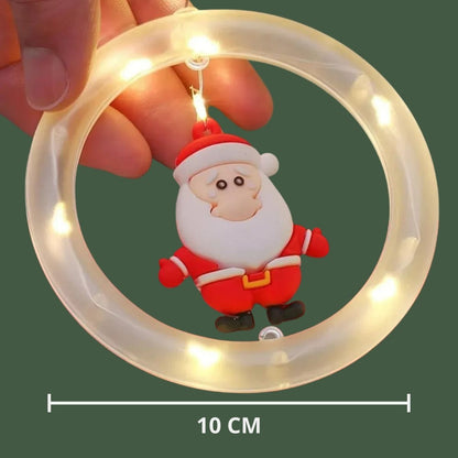 Pisca Cascata Varal 130Led 3,0m Circuito Bivolt USB Cordão Fio Fada e Figura A Prova De Água Decoração Natal LuvinCo