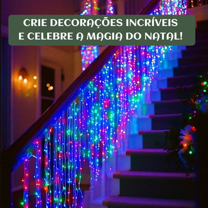 Pisca Pisca 100 Leds 10m Natal Smart Bluetooth USB 100 Controle 6 Funções IP65 Prova De Água LuvinCo